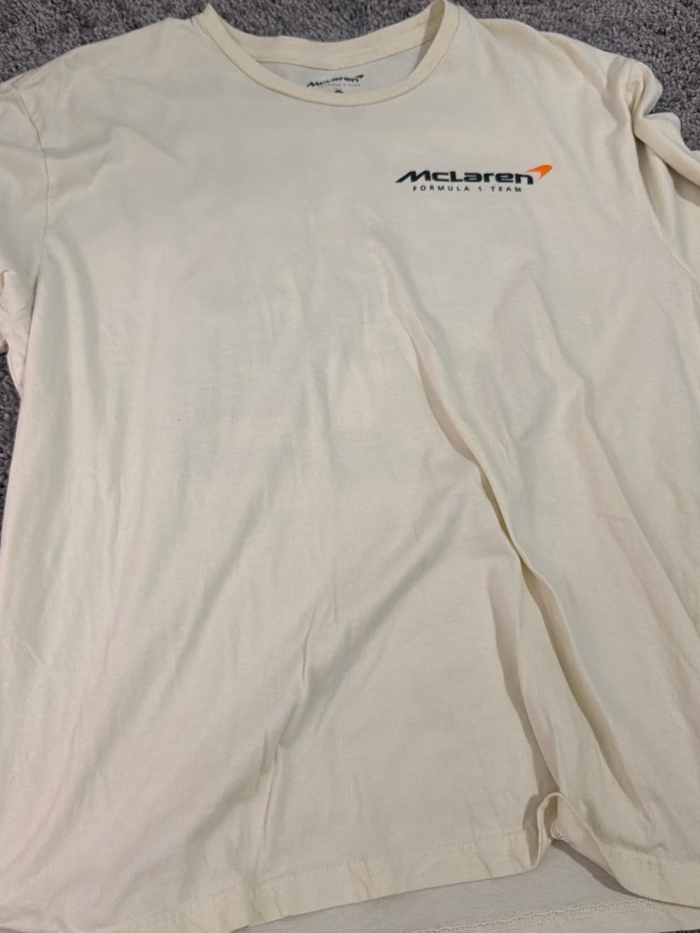 Men’s Cream Logo T‑Shirt